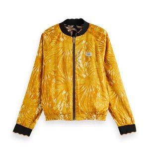 SCOTCH & SODA PRINTED WEAR TWO WAYS BOMBER JACKET